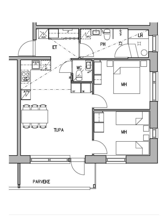 Levin Kunkku B6 Appartement Buitenkant foto
